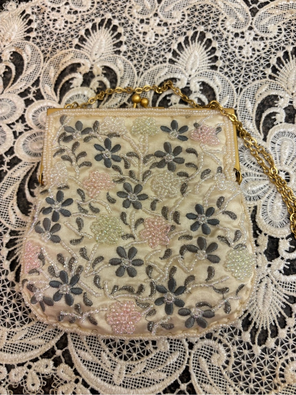 Vintage Beaded Evening Bag